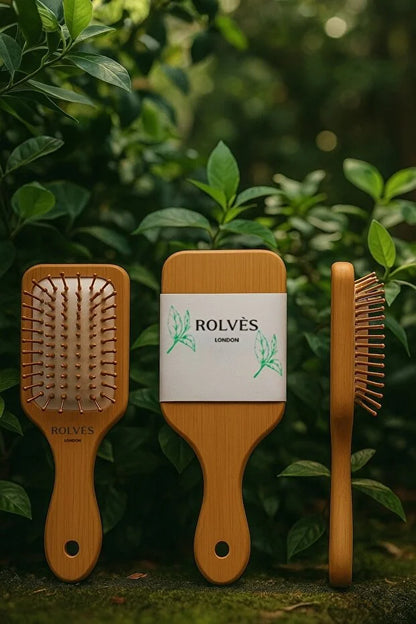 ROLVES Bambu Saç Fırçası & Masaj Tarağı