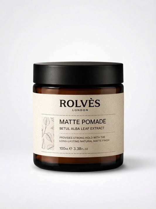 ROLVES Matte Pomade Wax 100 ml | Sert Tutuşlu Mat Saç Şekillendirici