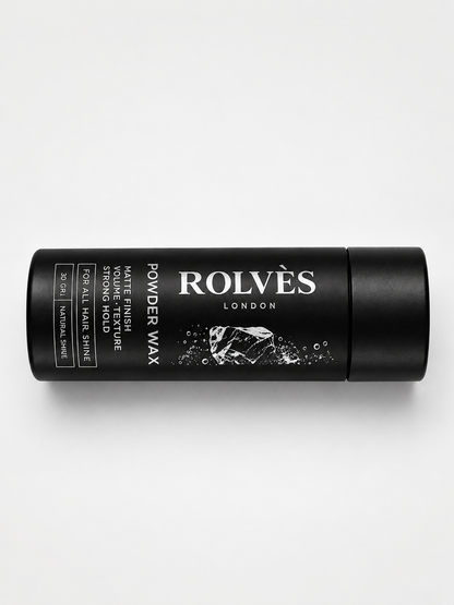 ROLVES Power Wax 30 g, kapalı siyah şişenin yatay görünümü