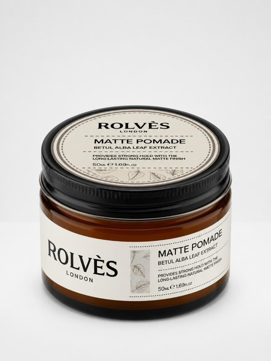 ROLVES Matte Pomade Wax 50 ml | Sert Tutuş ve Doğal Parlaklık