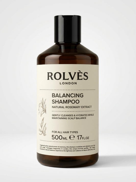 ROLVÈS 500 ml dengeleyici şampuan şişesi, doğal biberiye özlü