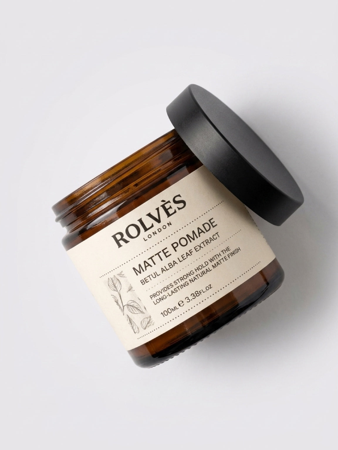 ROLVES Matte Pomade Wax 100 ml | Sert Tutuş ve Doğal Parlaklık
