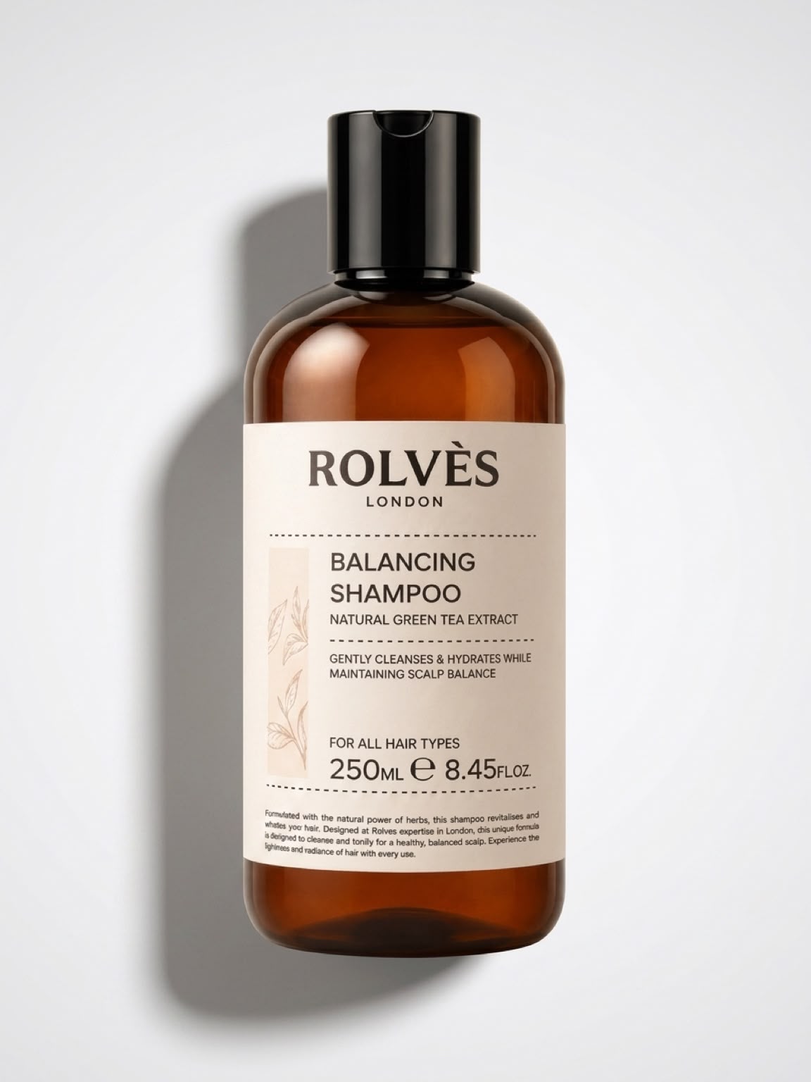 ROLVES Vegan Arındırıcı Şampuan – Yeşil Çay 250 ml