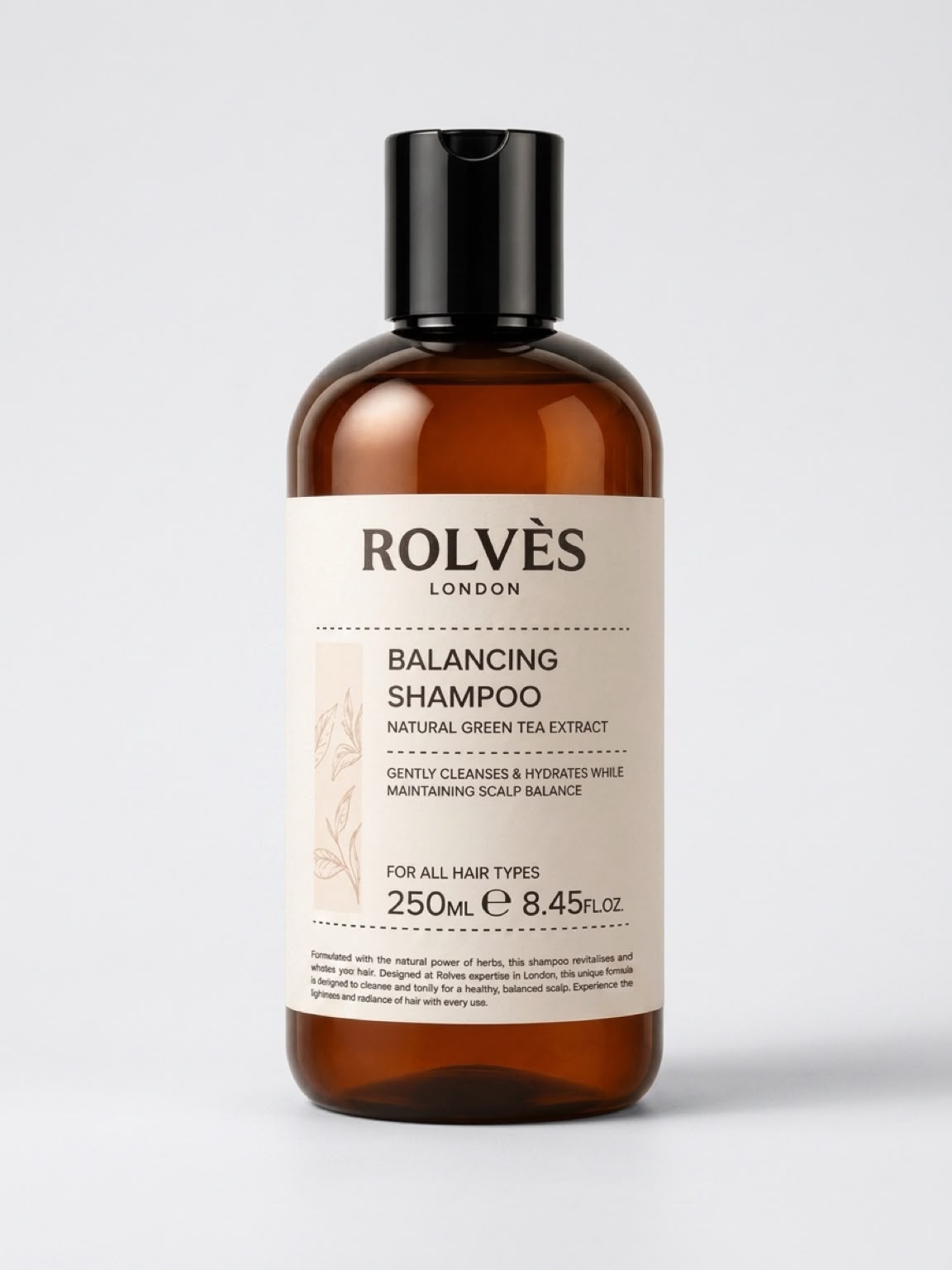 ROLVES Vegan Arındırıcı Şampuan – Yeşil Çay 250 ml