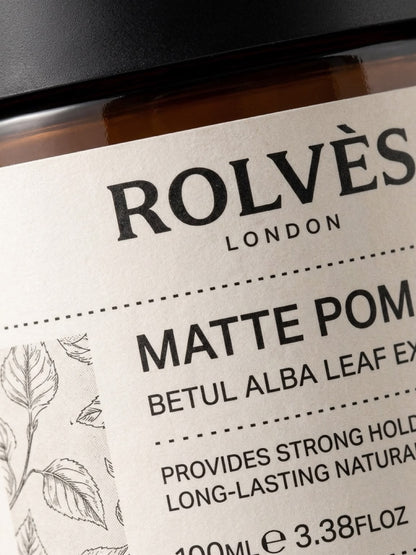ROLVES Matte Pomade sert tutuş saç pomadı, 100 ml