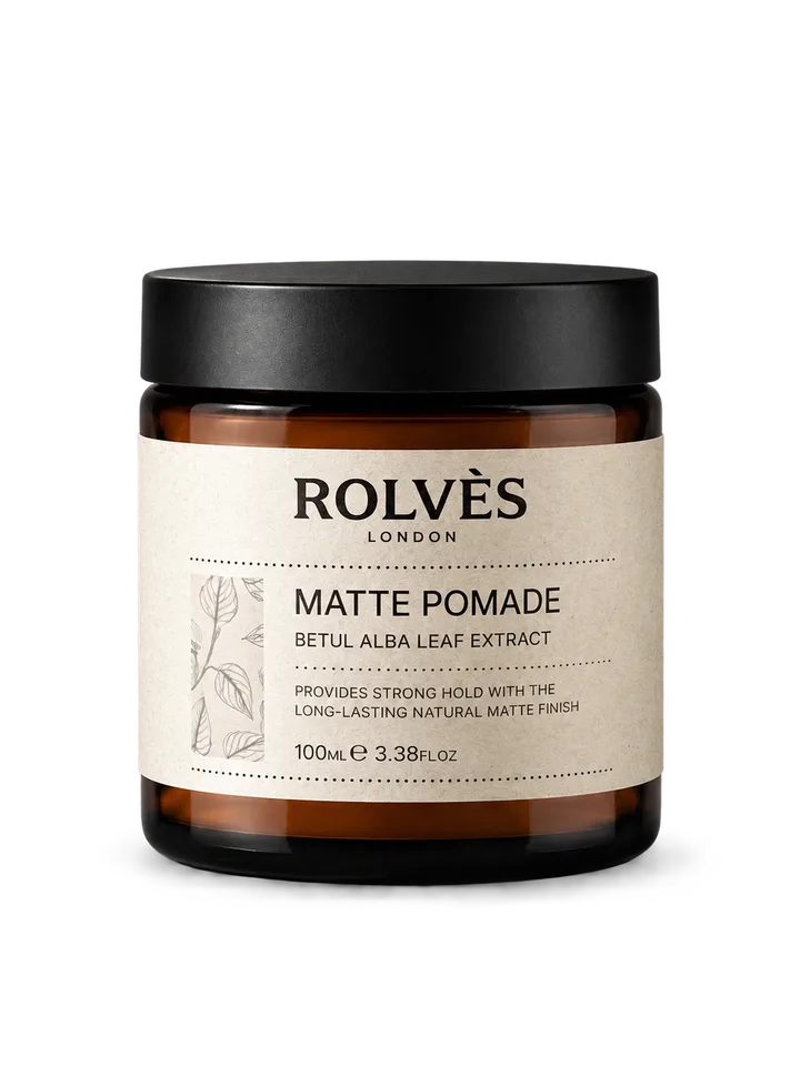 ROLVES Matte Pomade Wax 100 ml | Sert Tutuş ve Doğal Parlaklık
